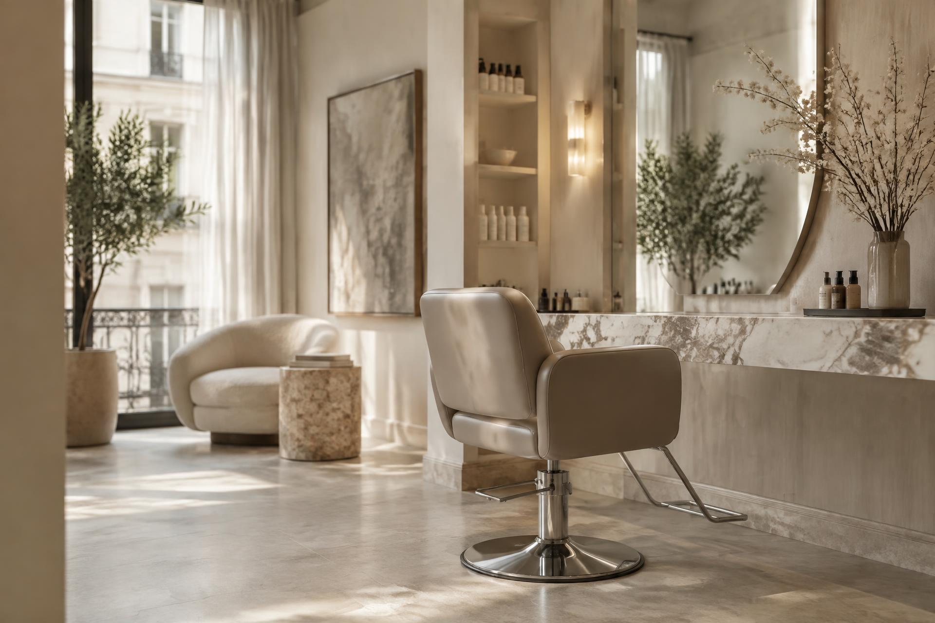 The styling floor at Tina's Salon and Day Spa in West Reading, Pennsylvania